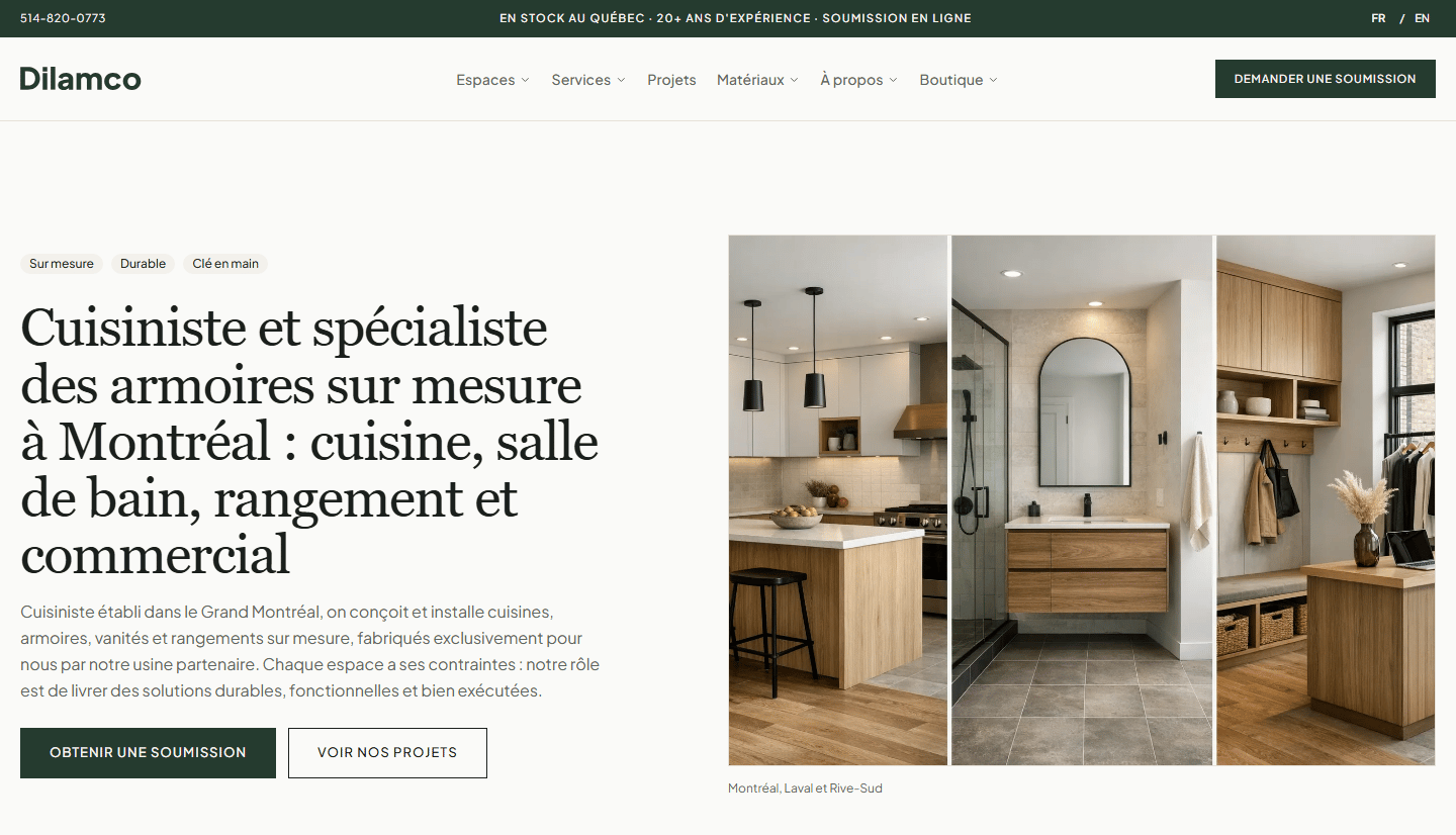 Boutique d’armoires automatisée avec Excel et Blender